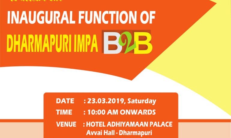 Dharmapuri B2B Invitation